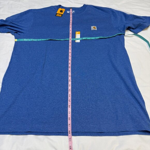 Carhartt Loose Fit Heavyweight Pocket Tee Men’s Large Tall Blue NWT - Picture 7 of 9